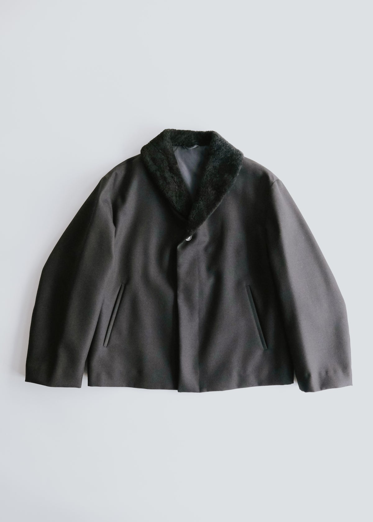 JIL SANDER 06AW mouton collar wool jacket