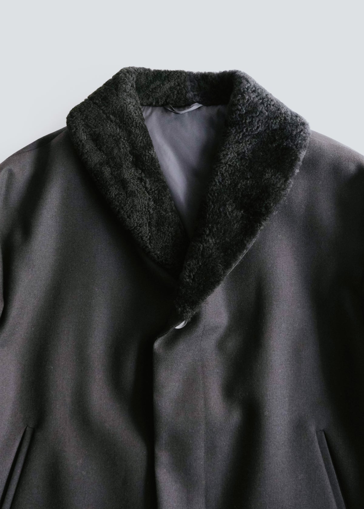 JIL SANDER 06AW mouton collar wool jacket