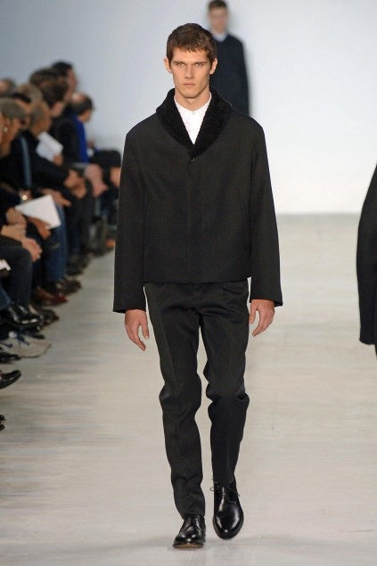 JIL SANDER 06AW mouton collar wool jacket