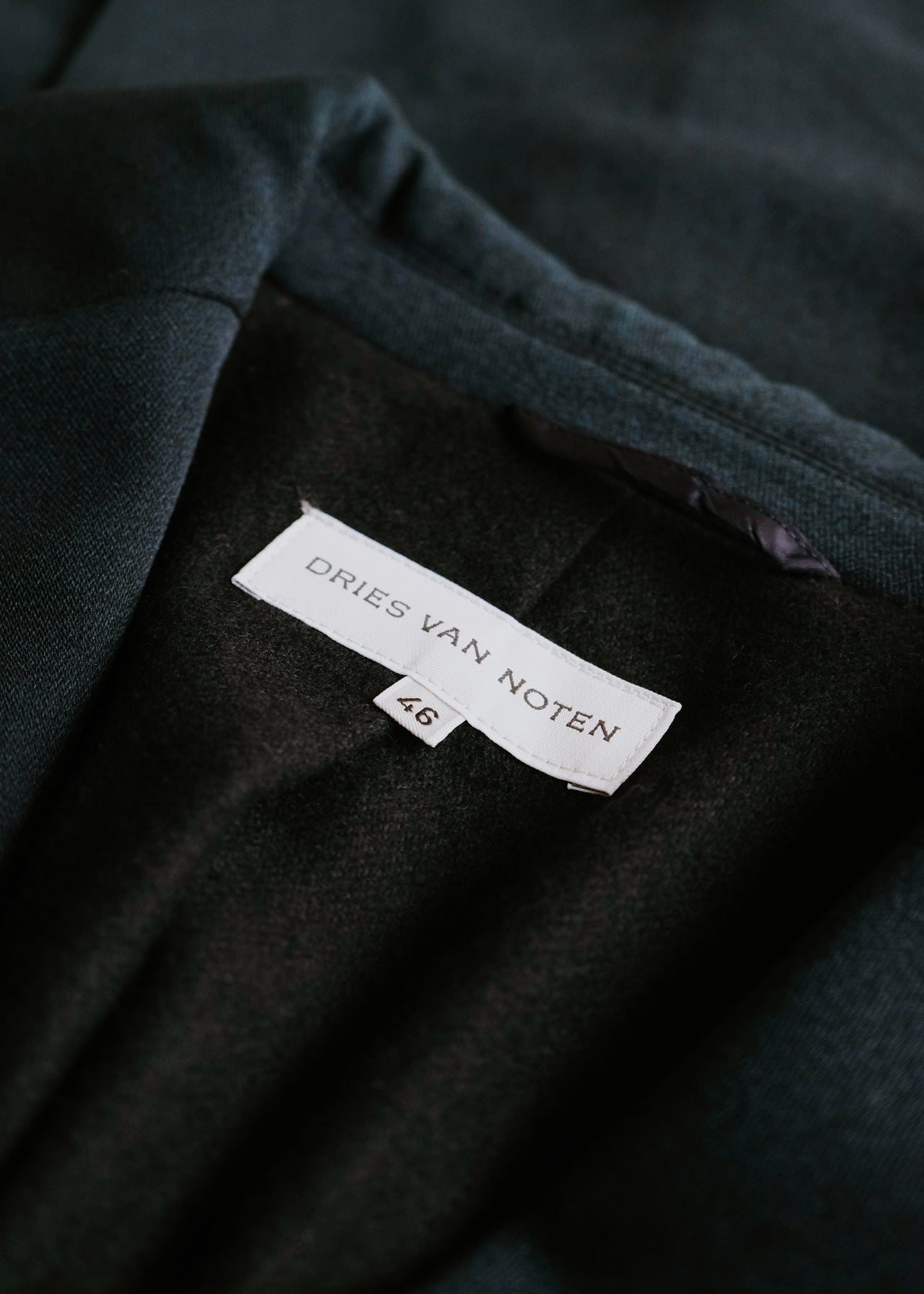 90-00's DRIES VAN NOTENblend 3B chesterfield coat